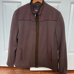 Men’s Johnston & Murphy Brown Fleece Lined Jacket